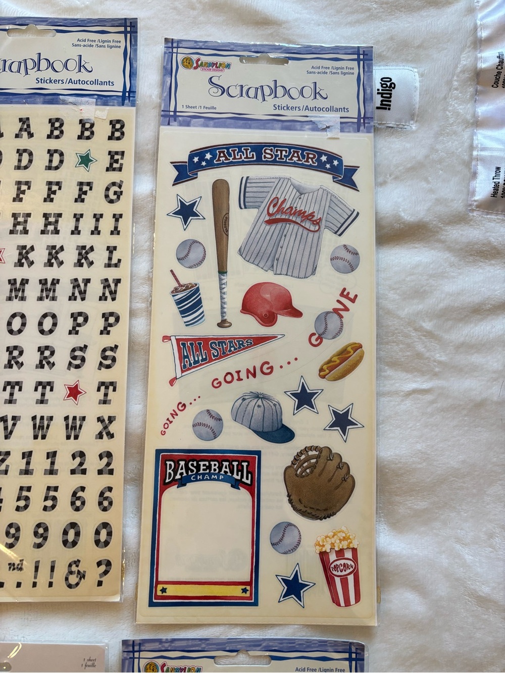 Vintage SandyLion Scrapbook Sticker Lot 2000-2004 - 14 new, 9 partial packages - Picture 3 of 14